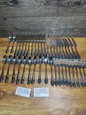 Dansk International Designs Torun Korea Stainless Flatware Set ~42 Pc Lot